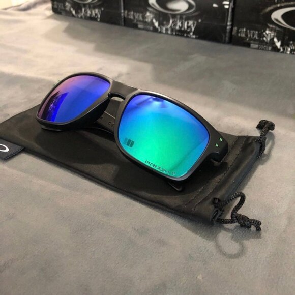 OO9102 Oakley Holbrook Jade Iridium Prizm Polarized Sunglasses - Picture 6 of 9